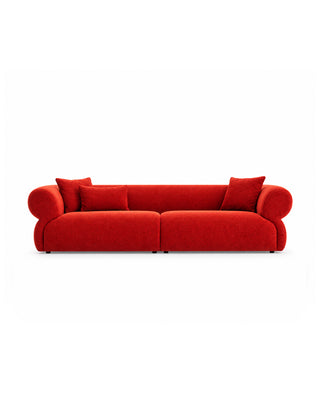 Canapea Piega Ampio Rosso