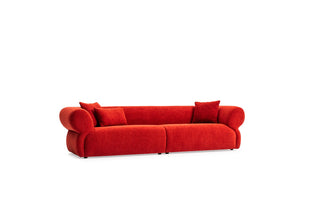 Canapea Piega Ampio Rosso